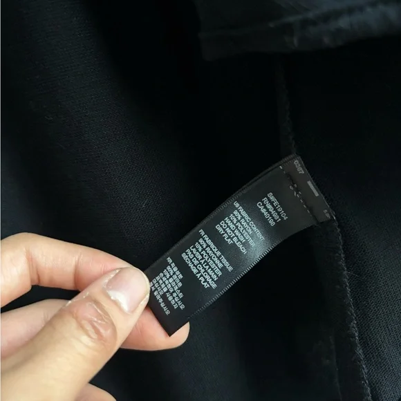 Forever 21 black lightweight asymmetric cardigan (size S) - Picture 5 of 7